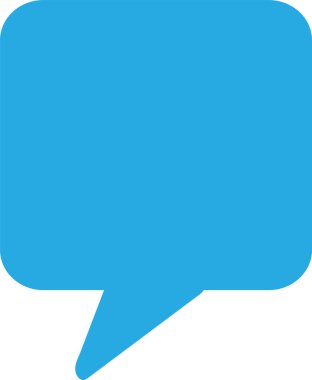 Konuşma baloncukları simge işaret tasarımı