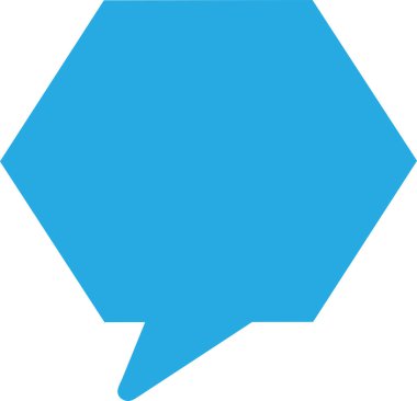 Konuşma baloncukları simge işaret tasarımı