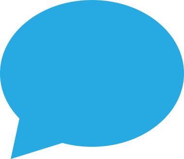 Konuşma baloncukları simge işaret tasarımı