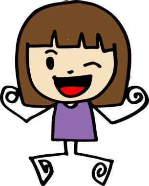 Sevimli çizgi film insanları çiz erkek ve kadın