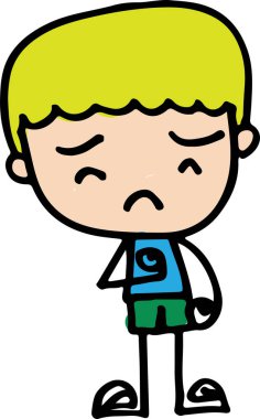 Sevimli çizgi film insanları çiz erkek ve kadın