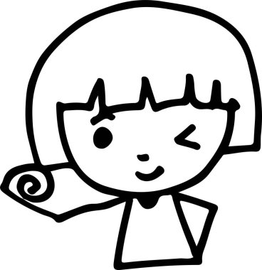 Sevimli çizgi film insanları çiz erkek ve kadın