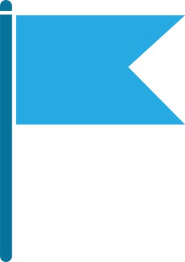 Bayrak simgesi sembol tasarımı