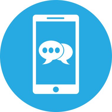 Telefon mobil simgesi işareti tasarımı