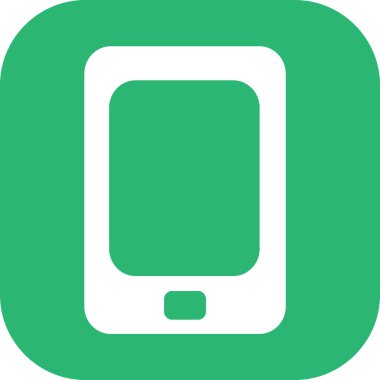 Telefon mobil simgesi işareti tasarımı