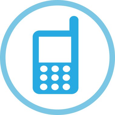 Telefon mobil simgesi işareti tasarımı