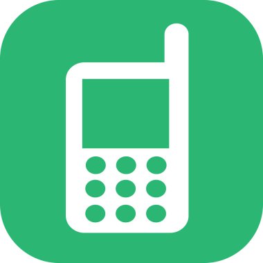 Telefon mobil simgesi işareti tasarımı