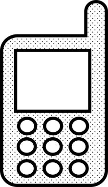 Telefon mobil simgesi işareti tasarımı