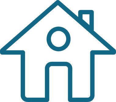 Ev sembolü ve ev simgesi tasarımı