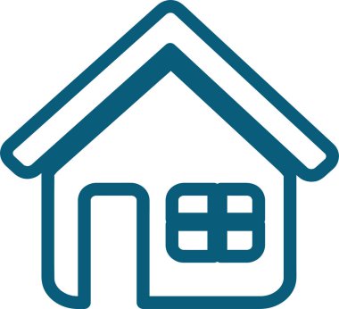 Ev sembolü ve ev simgesi tasarımı