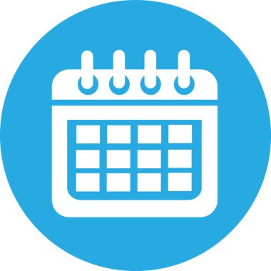 Takvim simgesi sembol tasarımı