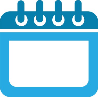 Takvim simgesi sembol tasarımı