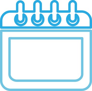 Takvim simgesi sembol tasarımı