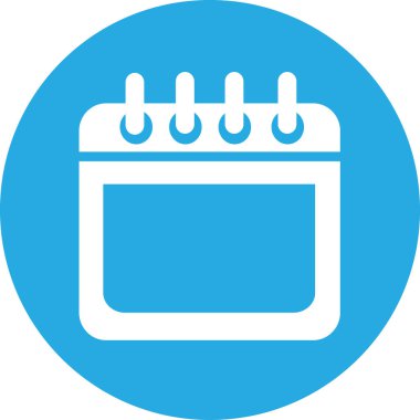 Takvim simgesi sembol tasarımı