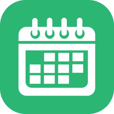 Takvim simgesi sembol tasarımı