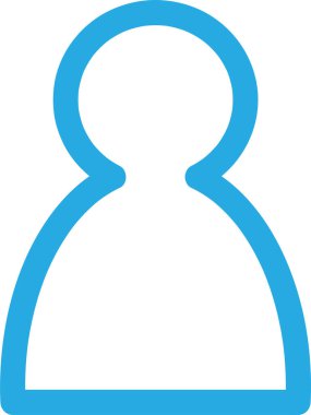 İnsan simgesi sembol tasarımı