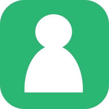 İnsan simgesi sembol tasarımı