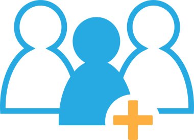 İnsan simgesi sembol tasarımı