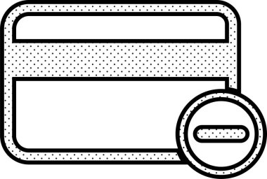 Credit card icon sign design