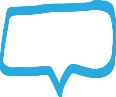 konuşma kabarcığı işaret simgesi tasarımı