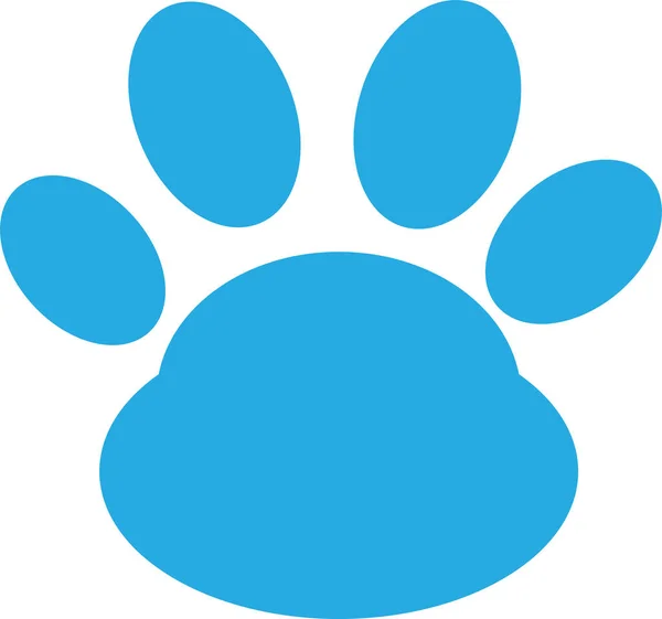 Animal Paw Print Icon Sign Design — Stock vektor