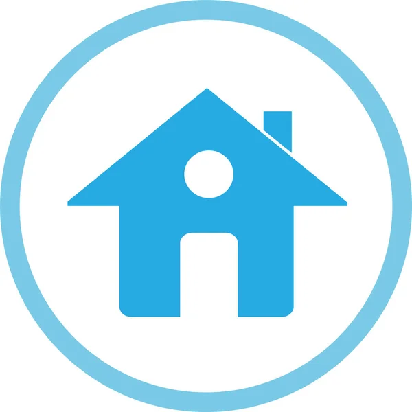 家のシンボルとホームアイコンのデザイン — ストックベクタ