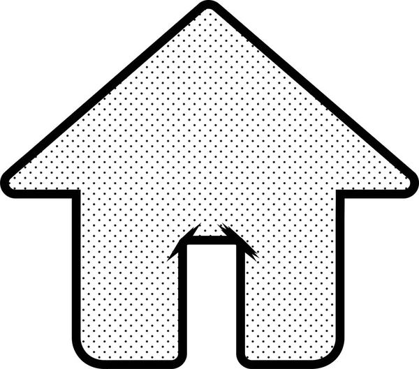 Symbole Maison Icône Maison Signe Design — Image vectorielle