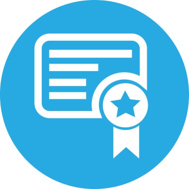 Sertifika simgesi sembol tasarımı