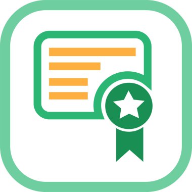 Sertifika simgesi sembol tasarımı