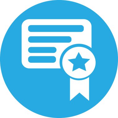 Sertifika simgesi sembol tasarımı