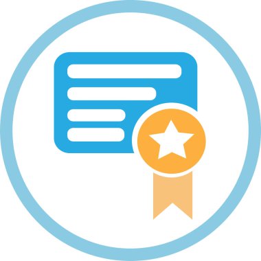 Sertifika simgesi sembol tasarımı