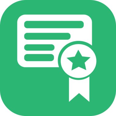 Sertifika simgesi sembol tasarımı