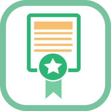 Sertifika simgesi sembol tasarımı