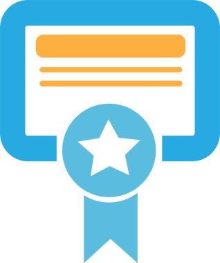 Sertifika simgesi sembol tasarımı