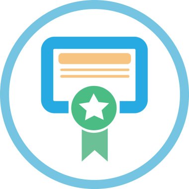 Sertifika simgesi sembol tasarımı