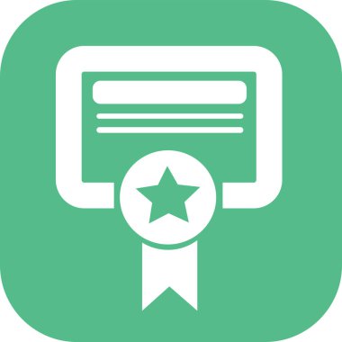 Sertifika simgesi sembol tasarımı