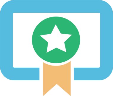 Sertifika simgesi sembol tasarımı