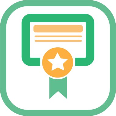 Sertifika simgesi sembol tasarımı