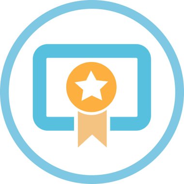 Sertifika simgesi sembol tasarımı