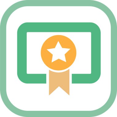 Sertifika simgesi sembol tasarımı