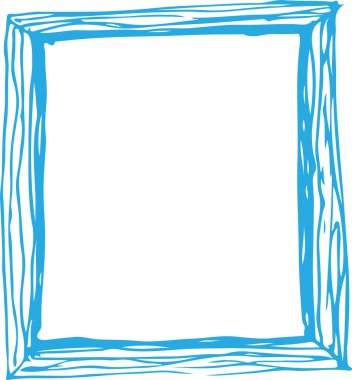 Çerçeve el çizimi işaret tasarımı