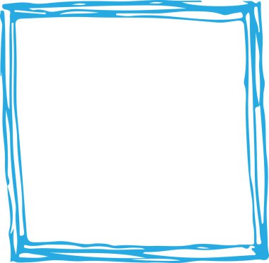 Çerçeve el çizimi işaret tasarımı