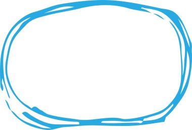 Çerçeve el çizimi işaret tasarımı