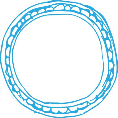 Çerçeve el çizimi işaret tasarımı