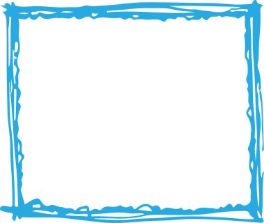 Çerçeve el çizimi işaret tasarımı