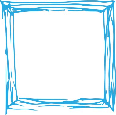 Çerçeve el çizimi işaret tasarımı