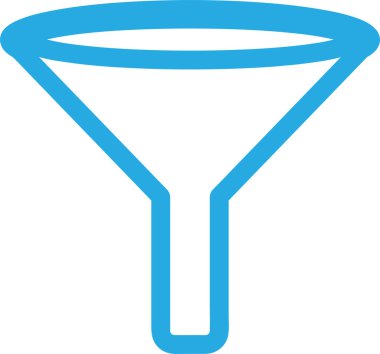 Filtre simgesi sembol tasarımı