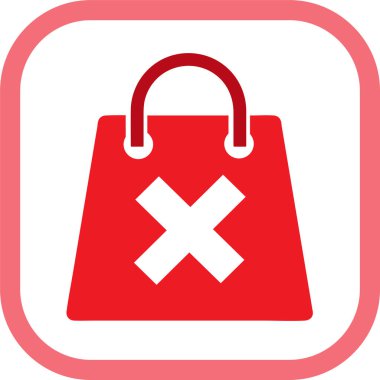 Alışveriş çantası ikonu Satış paketi tabela tasarımı