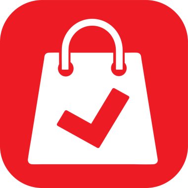 Alışveriş çantası ikonu Satış paketi tabela tasarımı