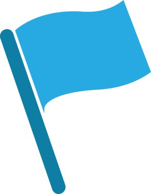 Bayrak simgesi sembol tasarımı